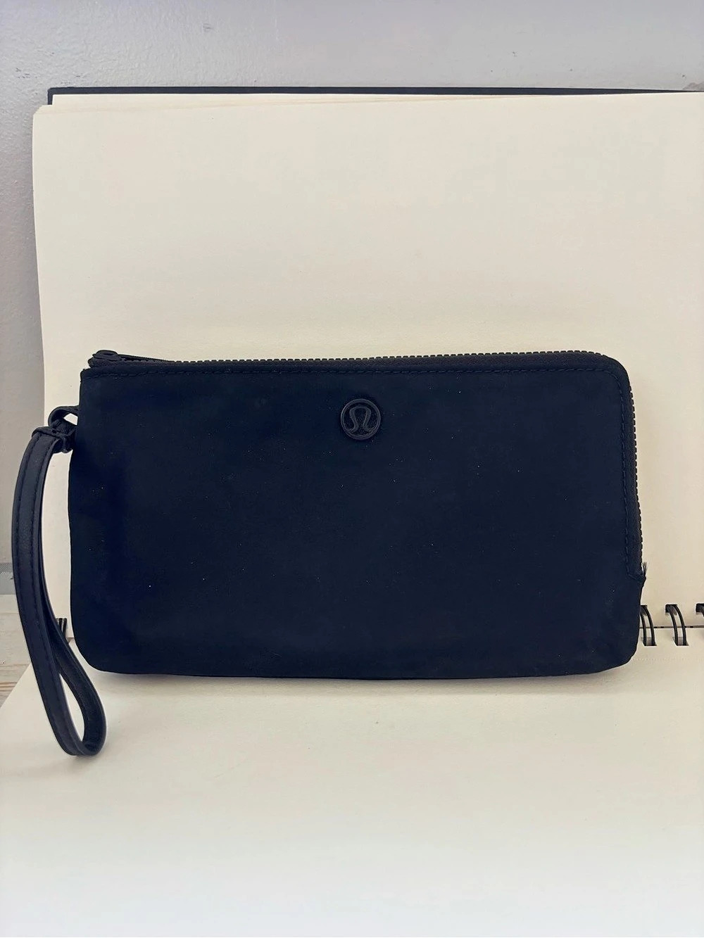 lululemon Dual Pouch Wristlet Black